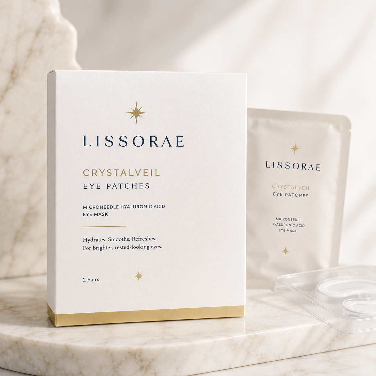 CrystalVeil Micro-Needle Eye Patches