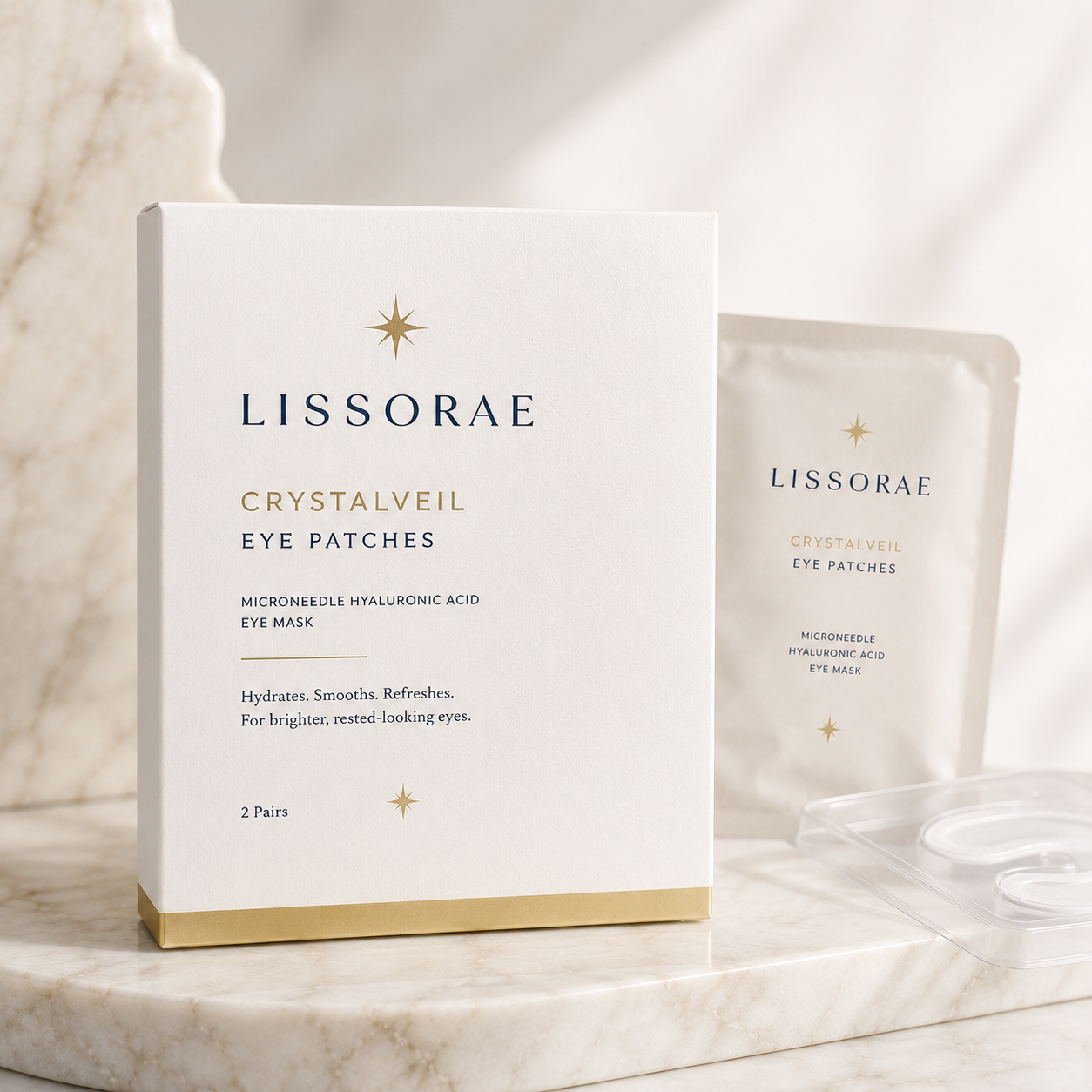 CrystalVeil Micro-Needle Eye Patches