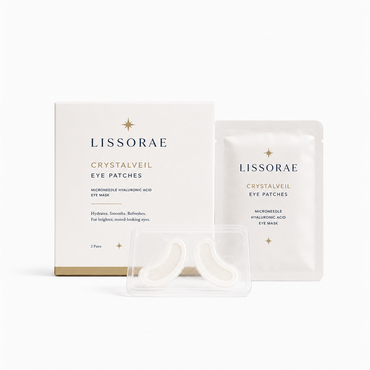 CrystalVeil Micro-Needle Eye Patches