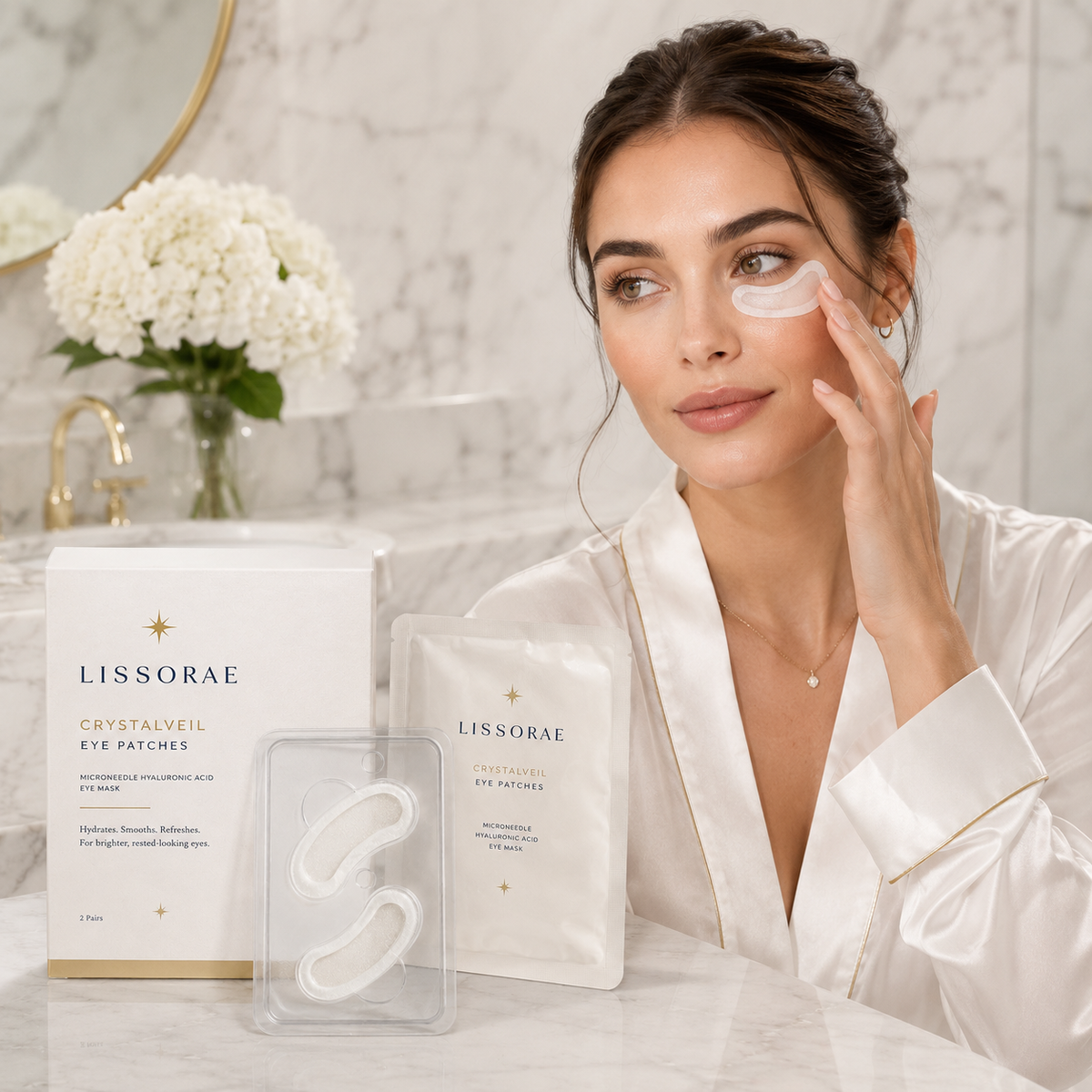 CrystalVeil Micro-Needle Eye Patches
